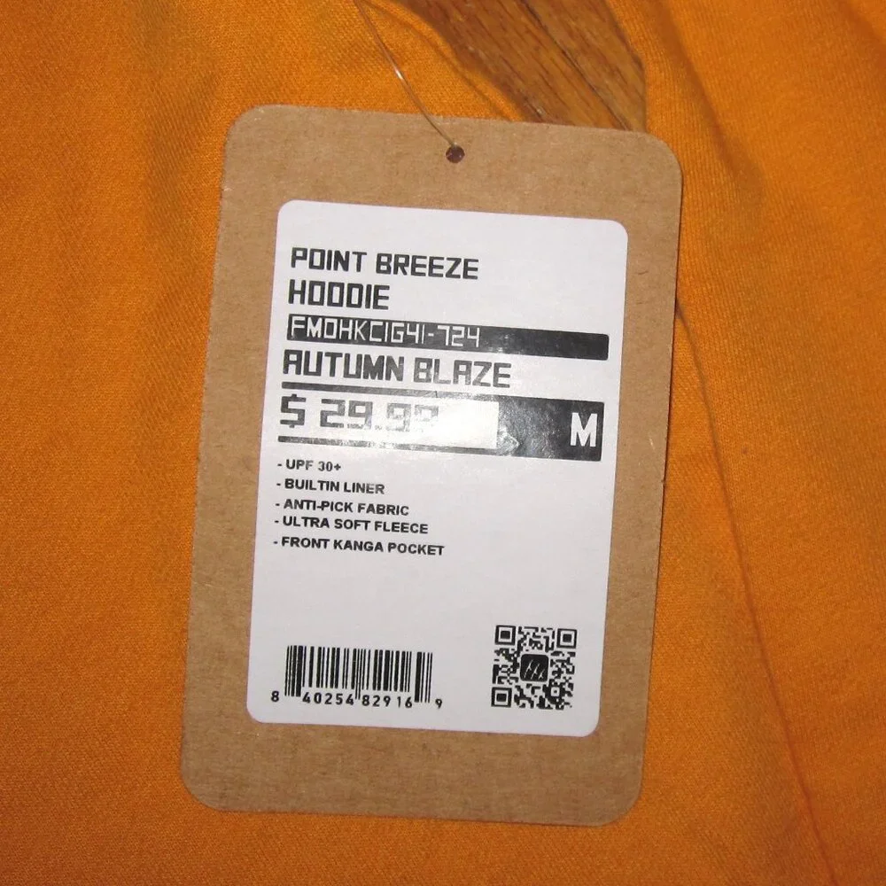 Fintech Point Breeze Hoodie - Autumn Blaze - Picture 2 of 8